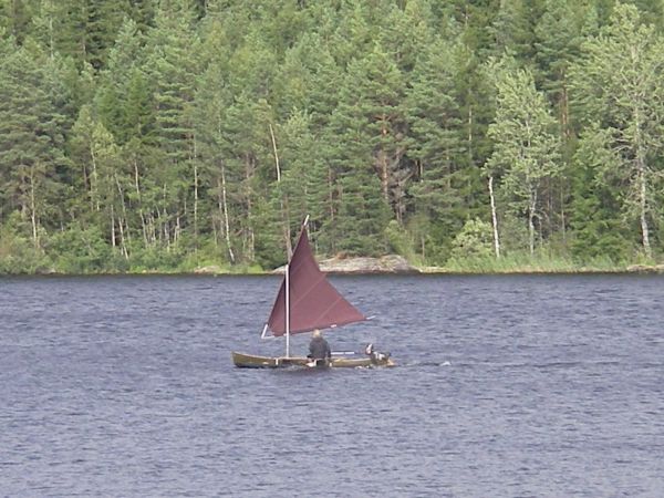 trikanu, Deltasege, Krebsscherensegel, Segelkanu