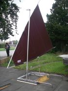 Trikanu Segelaufsatz, Trikanu, Segelkanu, outrigger,  canoe, Kanutour, Familienkanu